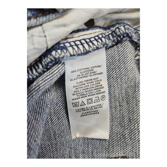 Loft Outlet Front Seam Straight Leg Jeans Petite Size 0 - Picture 9 of 10